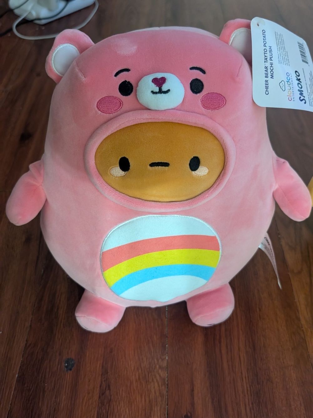 Smoko Care Bears Cheer Bear Tayto Mochi Plush